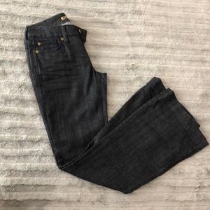 Express Eva Fit and Flare wide leg jeans